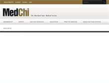 Tablet Screenshot of careers.medchi.org